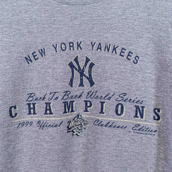 New York Yankees 1999 World Series Champions Sweatshirt XL Lee Sport VTG 90s MLB - Picture 3 of 7